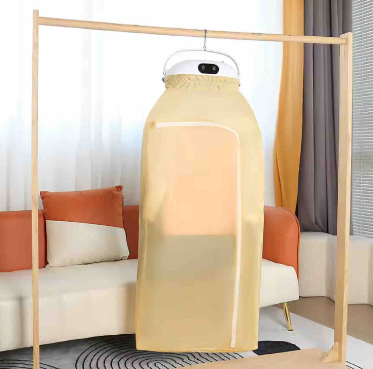 Secador de ropa portátil.