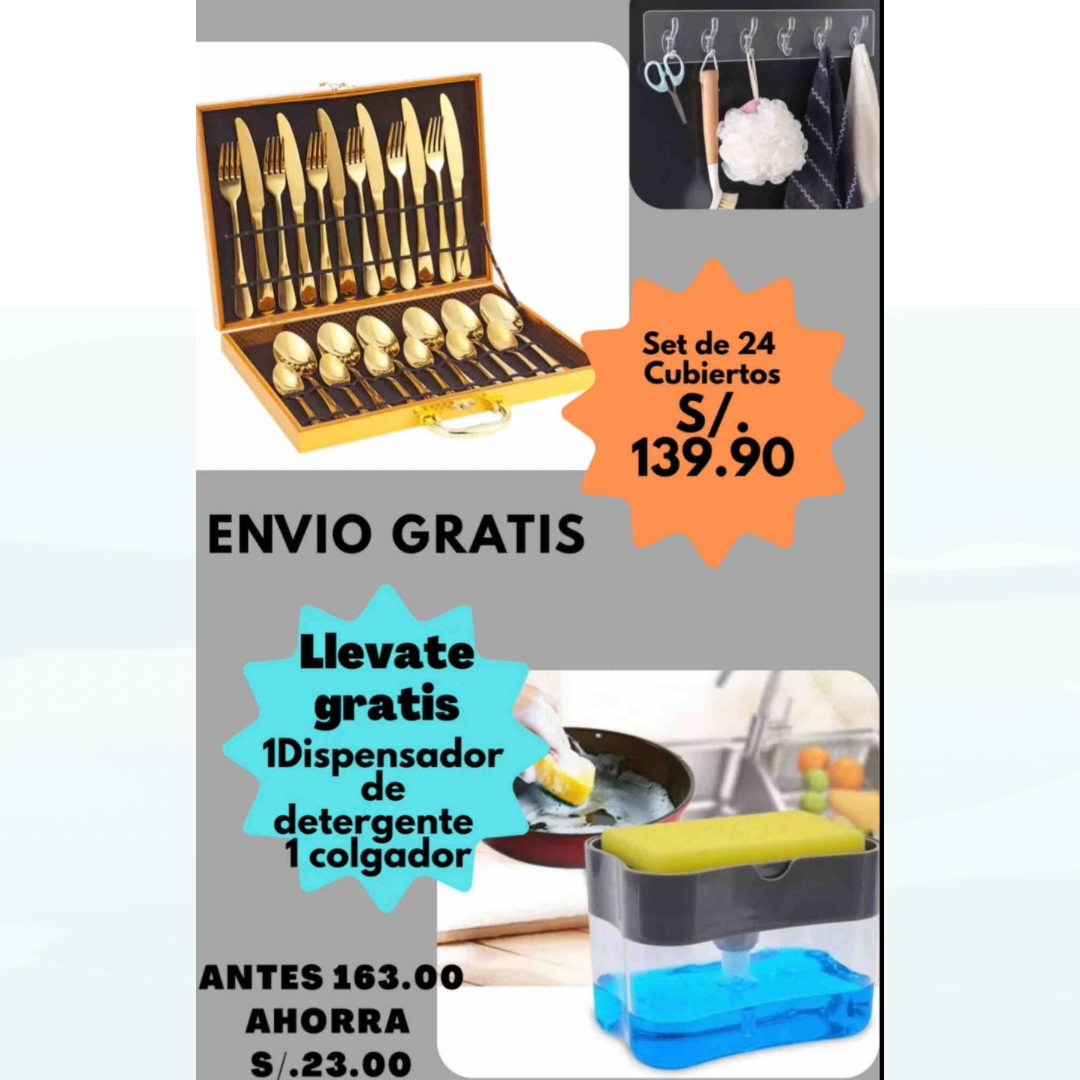 Combo mesa elegante / Set de 24 cubiertos / set de paleta y brocha