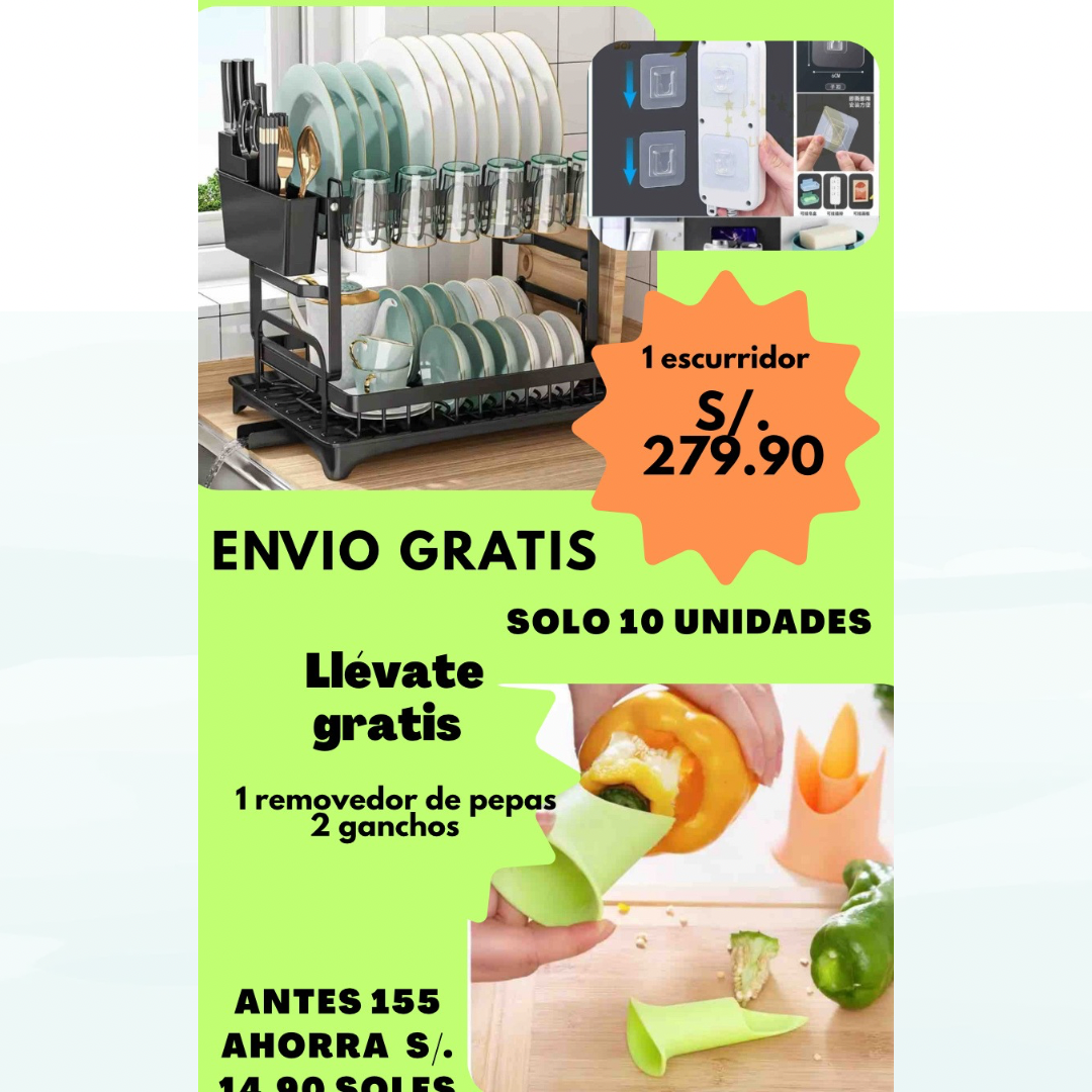 Combo cocina organizada/ Tacho con sensor