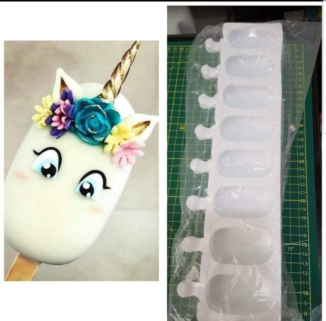 "Molde de paleta x 4 Es 8 1/2 x 5"