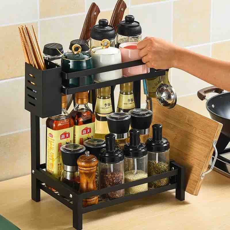 Organizador de condimentos dos pisos