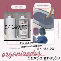 Combo organizador + piso absorbente