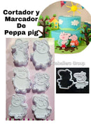 Cortadores de la peppa pig