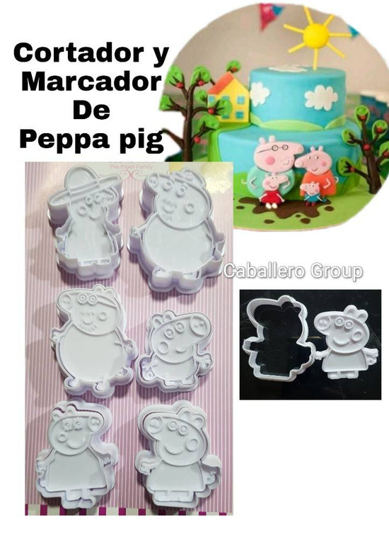 Cortadores de la peppa pig
