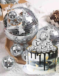 Esferas disco de diferentes tamaños.