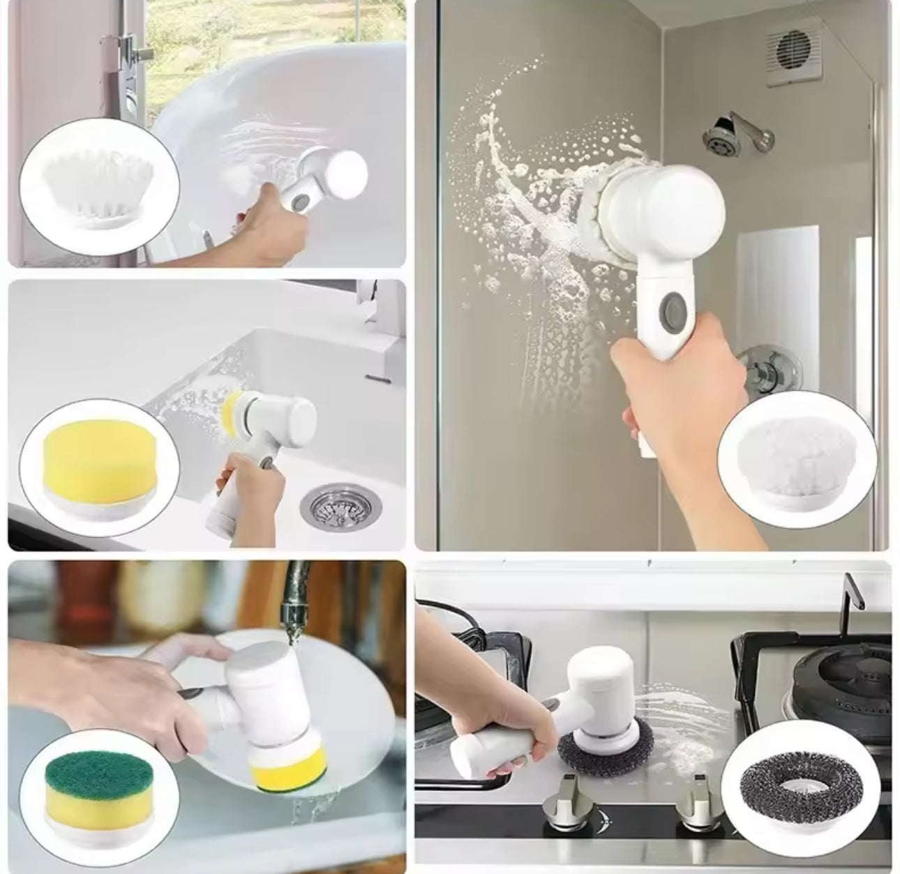 Cepillo de limpieza eléctrico.