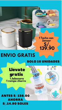 Tacho Inteligente con Sensor Automático - Cero Contacto.