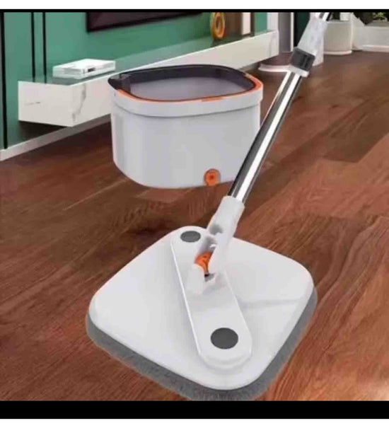 Trapeador giratorio automático.