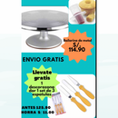 Combo bailarina / Set de 3 Espátulas / Descorazonador para cupcakes