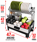 Escurridor Premium mini De Acero 304 - 2 niveles antióxido. (copia)