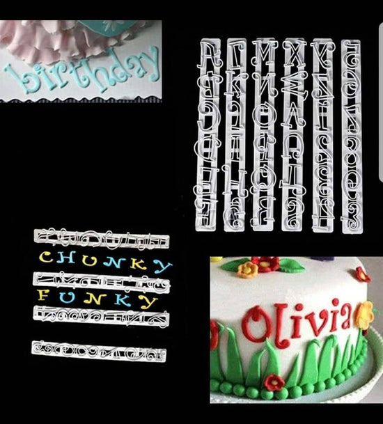 "Letras funky mayúsculas"