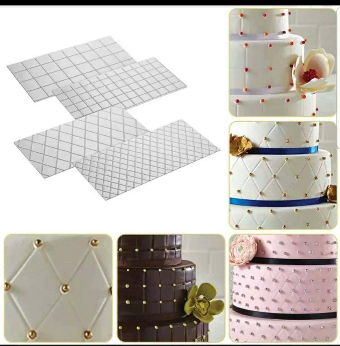 "Mica de rombo y cuadrado"