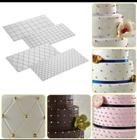 "Mica de rombo y cuadrado"