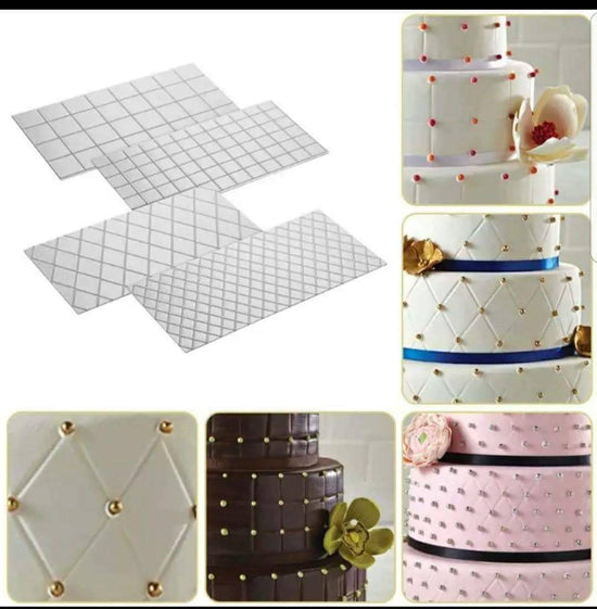 "Mica de rombo y cuadrado"