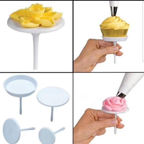 Clavos para decorar cupcakes y rosas