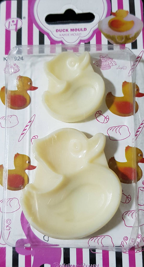 "Molde plástico de patito"