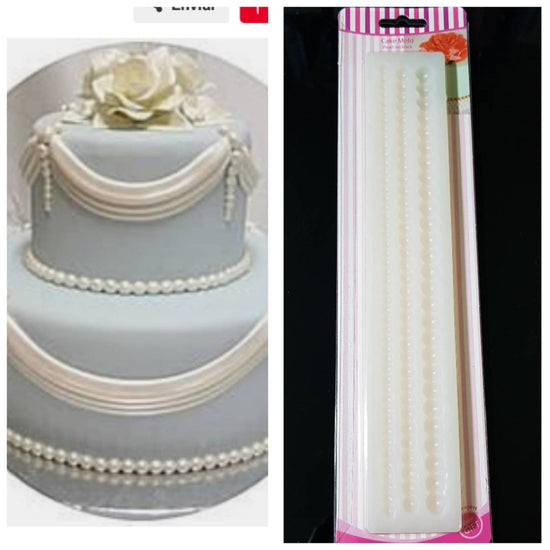 "Molde perlas chicas de tres tamaños s767"