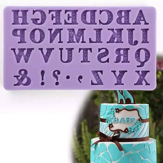 "Letras de silicona de 1 cm y 1/2"