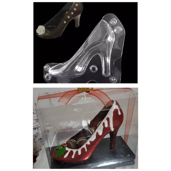 "Molde de zapato para chocolate imantado"