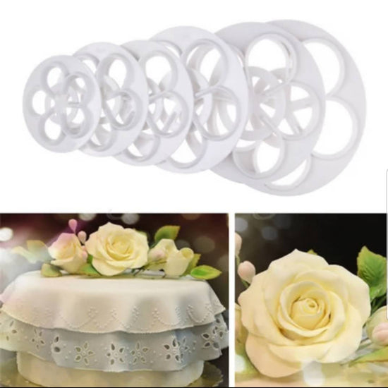 Cortador de rosa 5 pétalos