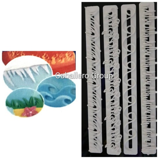 "Regla 3099  fuego, pasto, hielo y olas"