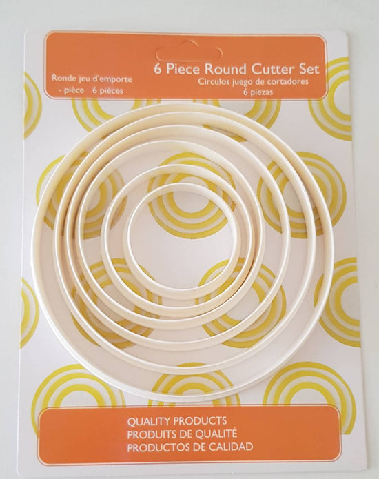 "Juego de 6 cortadores redondos"