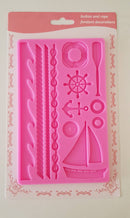 "Silicona marina con ancla "