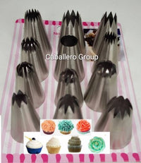 "Set de boquillas grandes"