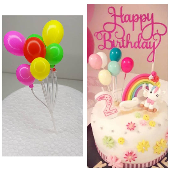 "Globitos decorativos para tortas"