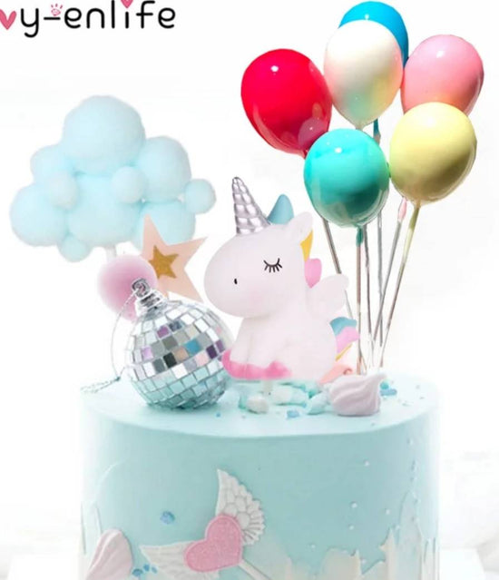 "Globitos decorativos para tortas"