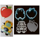 "Set de dos cortadores de galletas "