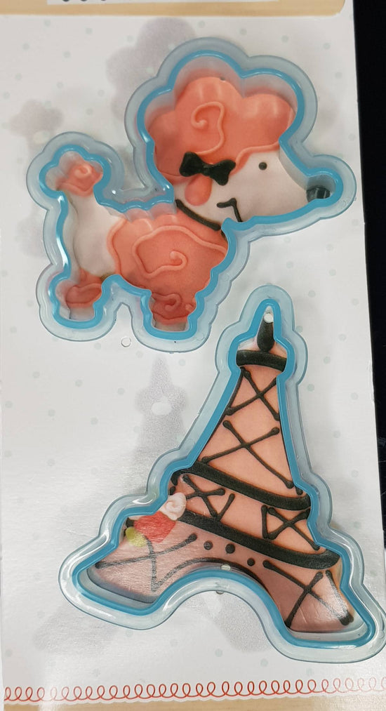 "Set de cortadores de galleta torre eiffel "