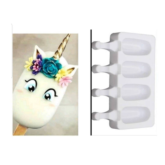 "Molde de paleta x 4 Es 8 1/2  x 5"