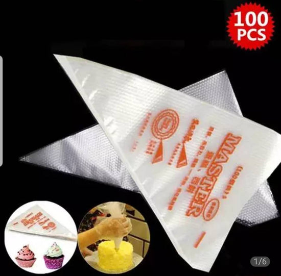 "mangas descartables 20 x 31 cms"