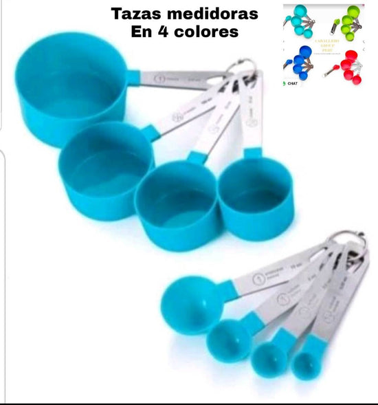 Tazas y cucharas medidoras