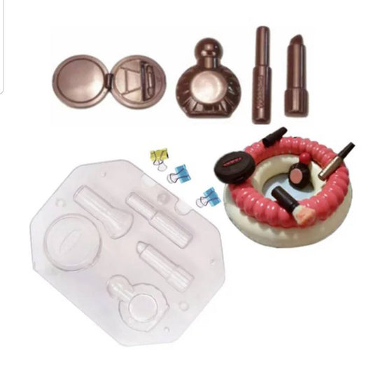 "Molde  de accesorios de maquillaje"