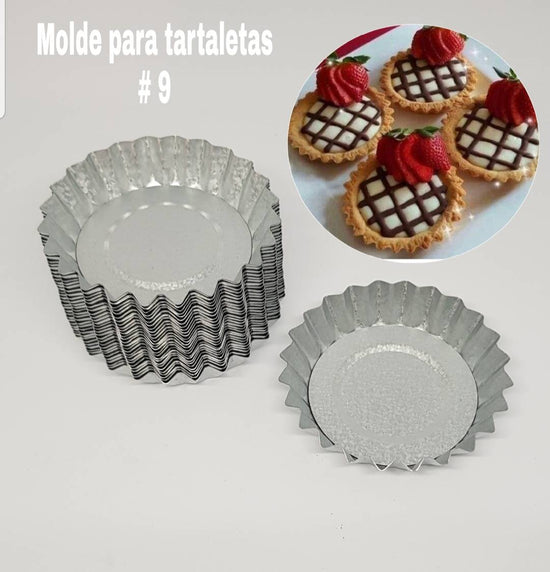 "Molde para tartaletas # 9"