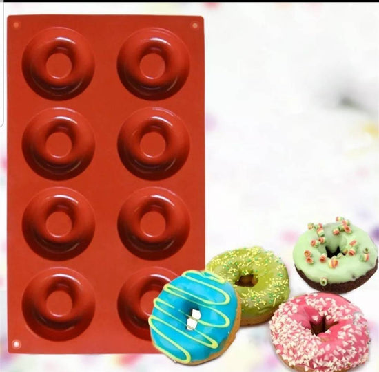 "Molde de donuts x 8"