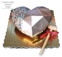 Corazón diamante grande