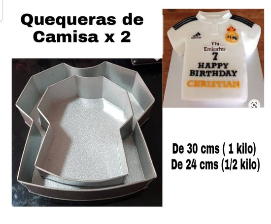 "Quequeras de camisa x 2"