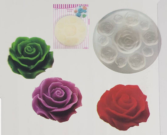 "Rosas en circulo silicona"
