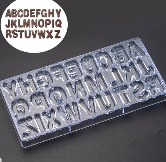 "Molde de letras de policarbonato 4 cms"