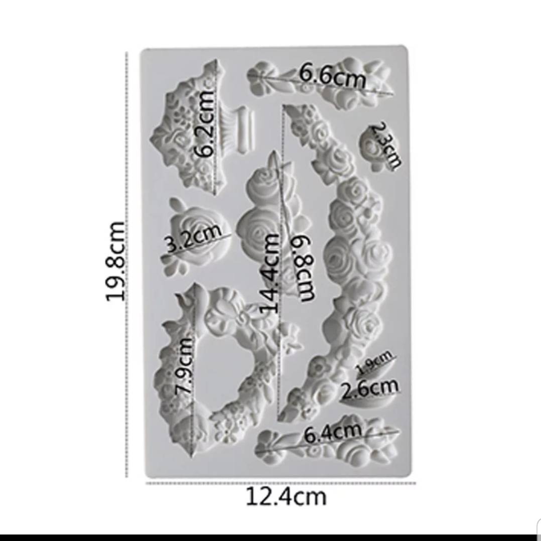 "Silicona de flores ml "