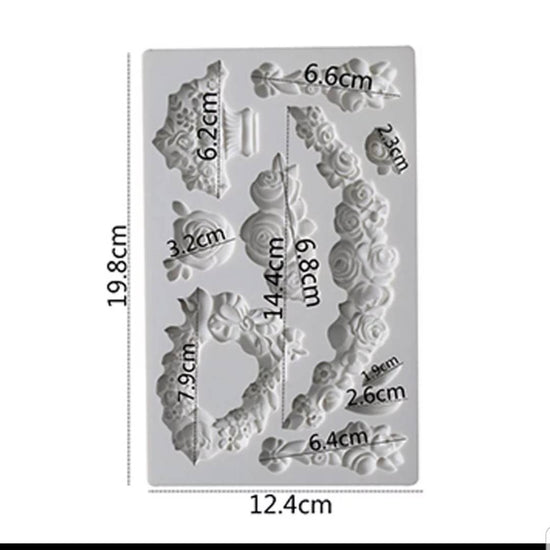 "Silicona de flores ml "