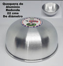 "Quequera de aluminio redonda de 22 cms de diámetro cf-30"