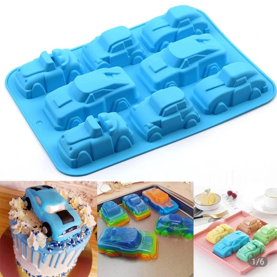 "Molde de carritos en 3d"