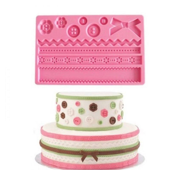 "Silicona de botones "