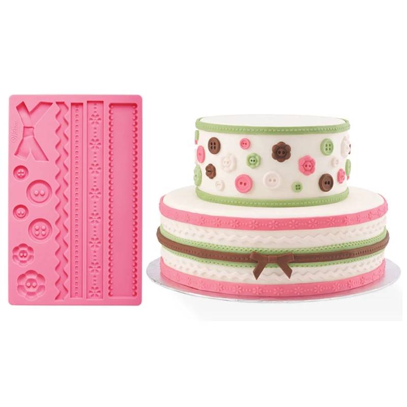 "Silicona de botones "