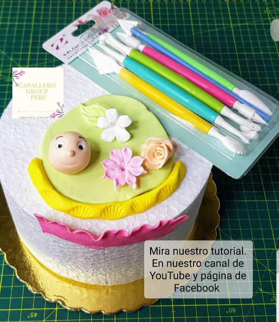 "Set de 9 sticks de colores"