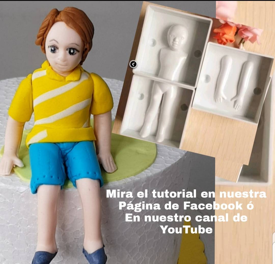 "Molde Cuerpo de niño"